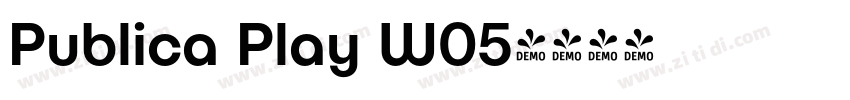 Publica Play W05字体转换